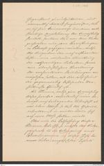 k.k. naturhistorisches Hofmuseum, Intendanzakten 1885-1896 (Hauer), Aktenzahl Z.299/1888, Seite 1